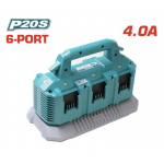 Sạc nhanh 6 cổng 4.0Ah Total TFCLI2064 ( 20V*6port*4A )