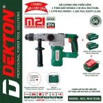 COMBO máy khoan bê tông 2 chức năng dùng PIN DEKTON M21-RH2702BL