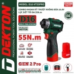 Combo Máy Khoan Pin 16.8V Dekton D16-VT55Pro