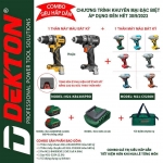 Combo máy khoan Pin Dekton M21-KB1385Pro Limited tiết kiệm