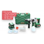 Combo Máy Khoan Đục Bê Tông Pin Dekton M21-RH2702Bl