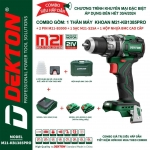 Combo Máy Khoan Pin Dekton M21-KB1385PRO