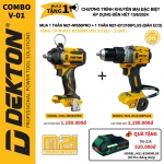 Khuyến Mãi Bulong Pin Dekton M21-IW550PRO & Khoan Pin M21-ID13100PLUS 