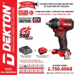 Combo Máy Siết Bulong Pin 550Nm Dekton M21-IW550PRO