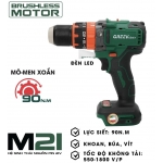 Thân Máy Khoan Pin Greekman M21-GMK90N ( Chưa Pin & Sạc )