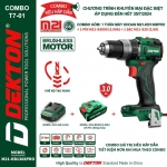 Combo Máy Khoan Pin Dekton M21-KB1368PRO Tạo Xung