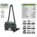 Máy hút bụi Pin 21V Hukan HM21-G2-CBVC808BL Brushless bình 10 lít