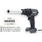 Máy rút đinh tán & Rive Pin 21V Hukan HM21-G2-RIV5320 Brushless ( 2 trong 1 )