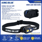 Đèn Led đội đầu dùng Pin Kingblue LED800