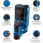 Máy dò đa năng 200mm Bosch D-tect 200 C Professional