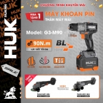 Máy khoan 90Nm Pin 21V HUK G3-M90 Brushless ( bộ )