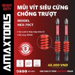 Mũi vít dài 70mm Amaxtools HEX-70CT ( bộ 2 cây )