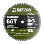 Lưỡi cắt sắt hợp kim 355mm Dekton DK-SB355PRO ( 355*66T*25.4*2.3mm )