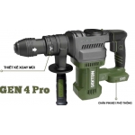 Máy đục 14mm Pin Dekton M21-DH06XPRO hammer ( chưa Pin & Sạc )