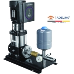 Bơm tăng áp biến tần trục đứng 1.5Kw Adelino BVTE4-7 ( 1 pha 2.0Hp )