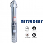 Bơm hỏa tiễn cột áp 87m Mitsudeny 6SR30/8 ( 3 pha 10Hp )