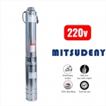 Bơm hỏa tiễn cột áp 62m Mitsudeny 3SDM4/16 ( 1 pha 220V 1.0Hp )