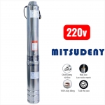 Bơm hỏa tiễn cột áp 99m Mitsudeny 3SDM2.5/25 ( 1 pha 220V 1.5Hp )
