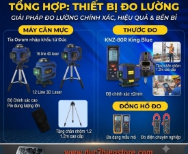 ⌖ Tổng hợp đầy đủ các thiết bị đo lường Kingblue