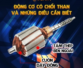 Khái niệm về động cơ có chổi than