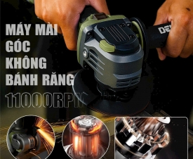 Cấu tạo máy mài góc không bánh răng Dekton Brusless nguyên lý ? 