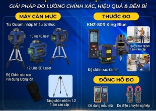 ⌖ Tổng hợp đầy đủ các thiết bị đo lường Kingblue