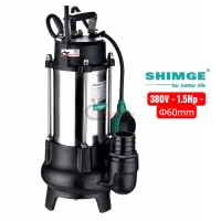 Bơm chìm nước thải inox Shimge WVS 150 ( 380V ~ 1.5Kw )