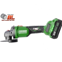 Máy mài góc pin 21V Toyama C-6AT Brushless ( bộ )