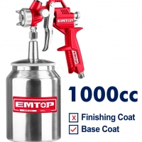 Súng phun sơn khí nén 1000cc Emtop EASG10001 
