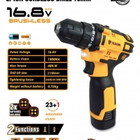 COMBO maý khoan 10mm HUKAN HK-XC5 động cơ Brusless 