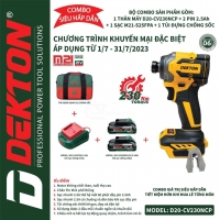 COMBO máy chuyên vít 230Nm DEKTON M21-CV230NCP
