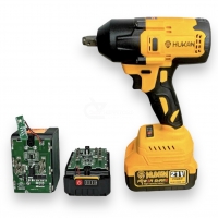 Combo Máy Siết Bulong Dùng Pin Hukan Hk-F90 600Nm