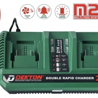 Sạc đôi 21V 4.0Ah Dekton M21-S40x2PLUS