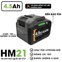 Pin 21V Hukan HM21-G2-FX15C4500 (15Cell 4.5Ah)