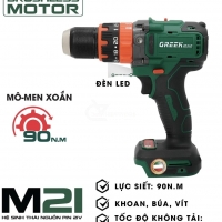 Thân Máy Khoan Pin Greekman M21-GMK90N ( Chưa Pin & Sạc )