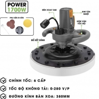 Máy Xoa Vữa  Hukan G2-MXV909 ( Kim Quậy Bột & Quấy Bê Tông )