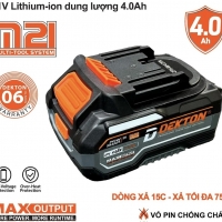 Pin 4.0Ah Dekton M21-B4015PLUS dòng xả cao 75A