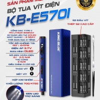 Tô vít Pin kèm 55 chi tiết Kingblue KB-E570l