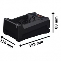 Đế sạc nhanh 12V và 18V Bosch GAL 12V/18V-80 Professional