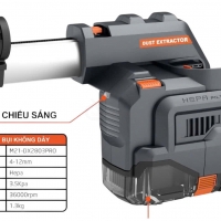 Bộ hút bụi Pin 21V kết nối khoan Dekton M21-DX2803PRO ( chưa Pin & Sạc )