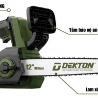 Máy cưa xích 12inch Pin 21V Dekton M21-CX12XCP ( chưa Pin & Sạc )