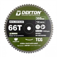 Lưỡi cắt sắt hợp kim 355mm Dekton DK-SB355PRO ( 355*66T*25.4*2.3mm )