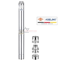 Bơm hỏa tiễn cột áp 70m Adelino 3SAm4/20-0.92P ( 1 pha 220V 1.2Hp )