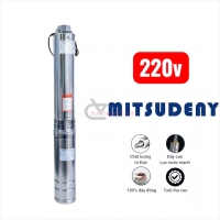 Bơm hỏa tiễn cột áp 44m Mitsudeny 2.5SDM1.5/24 ( 1 pha 220V 1/2Hp )
