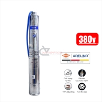Bơm hỏa tiễn cột áp 43m Adelino 4SA12/8-1.5P ( 3 pha 380V 2.0Hp )