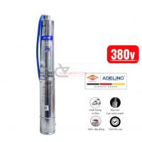 Bơm hỏa tiễn cột áp 123m Adelino 4SA6/21-2.2P ( 3 pha 380V 3.0Hp )