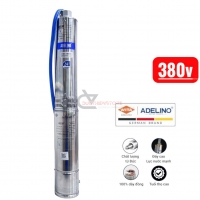 Bơm hỏa tiễn cột áp 105m Adelino 4SA12/20-4P ( 3 pha 380V 5.5Hp )