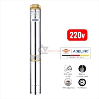 Bơm hỏa tiễn cột áp 85m Adelino 4SAm6/15-1.5P ( 1 pha 220V 2.0Hp )