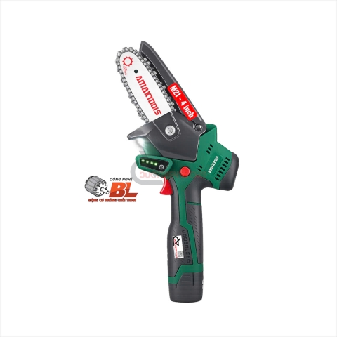 Máy cưa xích mini 16V Amaxtools ACX11SA Brushless ( bộ )
