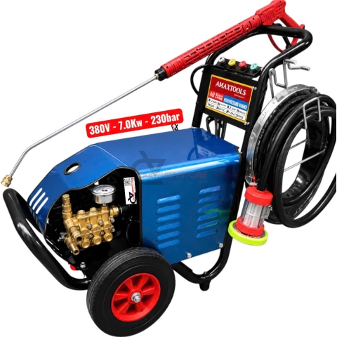 Máy xịt rửa công nghiệp 7.0kW Amaxtools AMG7000